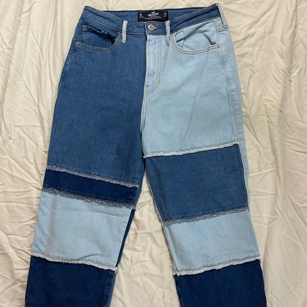 Patchwork Hollister denim jeans 🩵 - Picture 5 of 9